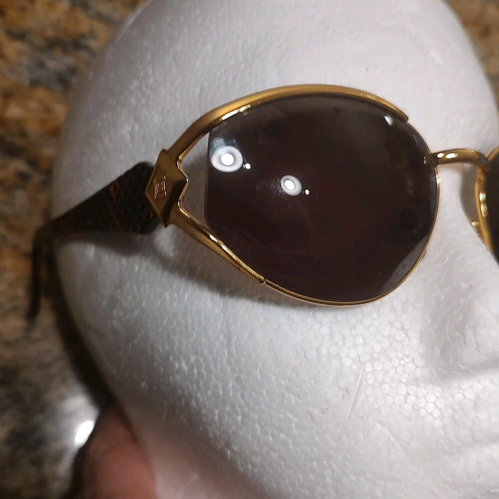 Laura Biagiotti Sunglasses Womens Italian Designer B-713/S Tortoise Gold Brown View 3